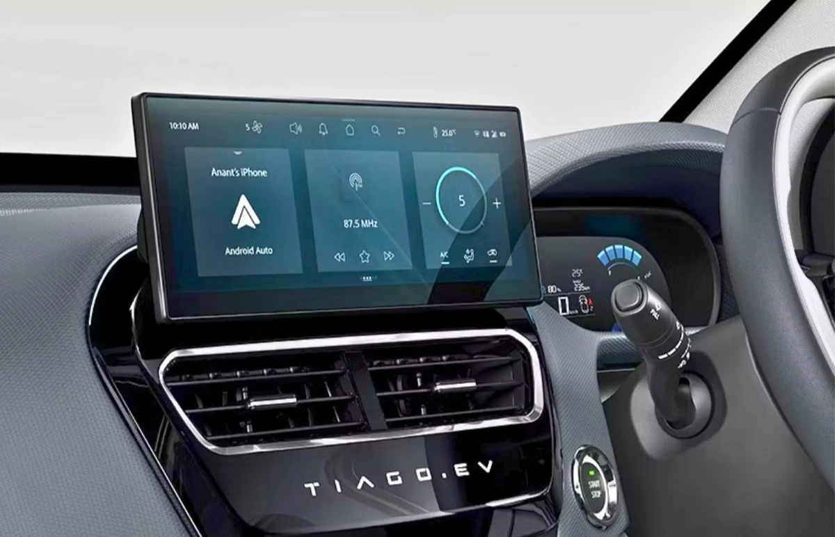 Tata Tiago EV Facelift Dashboard